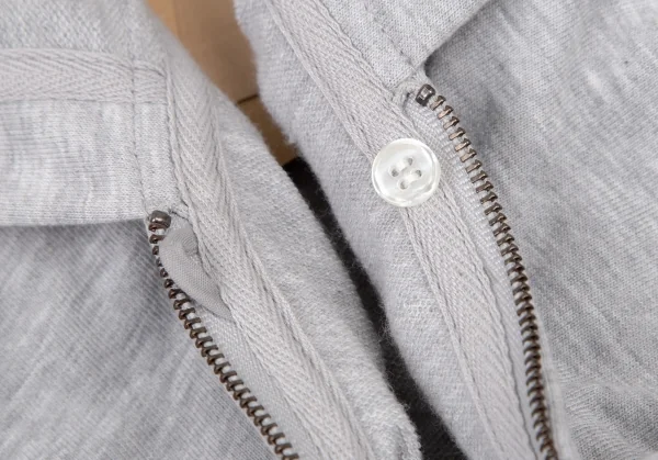 ATSURO TAYAMA Shirt Layered Zip Front Sweat Parka K-108435_009