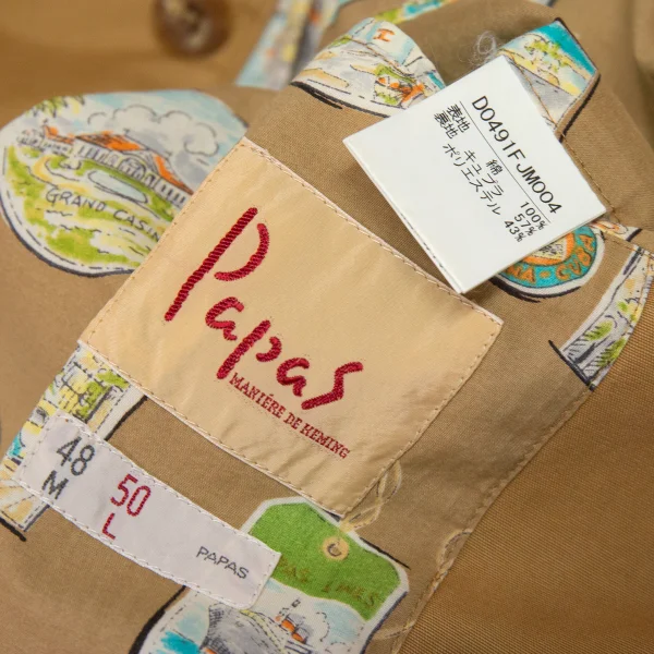 Papas Printed Lining Cotton Jacket K-108444_020