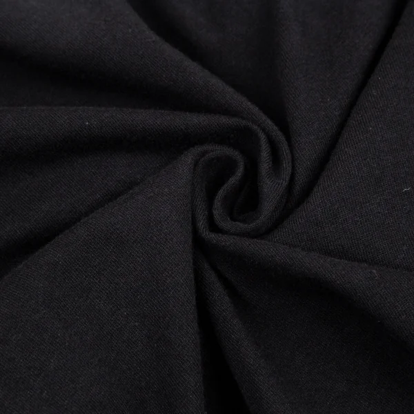 ブラックコムデギャルソンBLACK COMME des GARCONSコットンコサージュ装飾Tシャツ 黒M K-108461_009