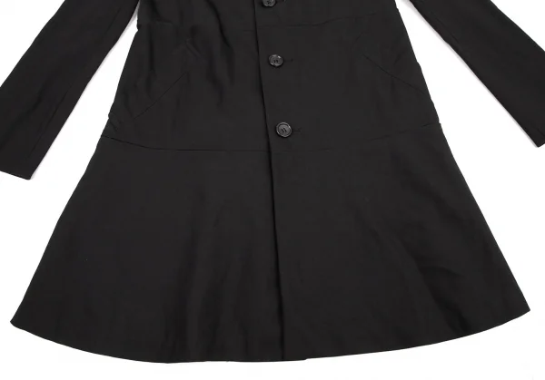 コムコム コムデギャルソンCOMME des GARCONS ウールギャバパネル切替