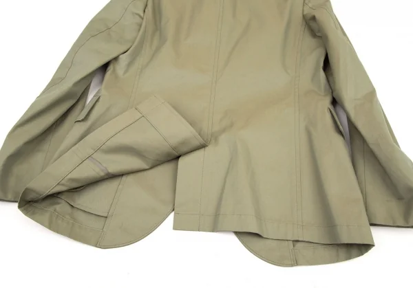 ジュンヤワタナベ コムデギャルソンJUNYA WATANABE COMME des GARCONSコットンピークドラペル4Bジャケット 玉虫カーキM K-108479_012