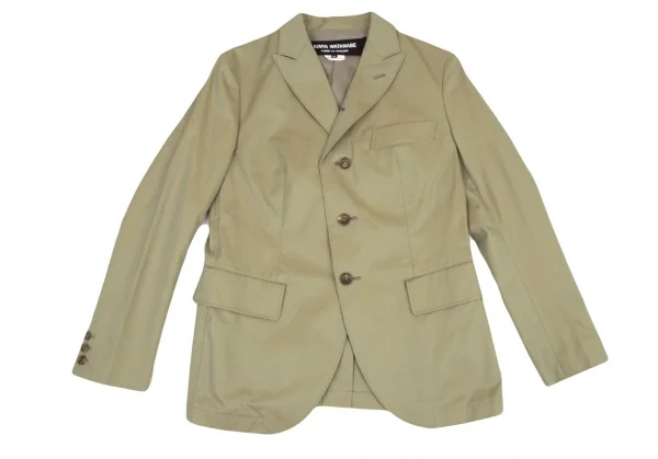 ジュンヤワタナベ コムデギャルソンJUNYA WATANABE COMME des GARCONSコットンピークドラペル4Bジャケット 玉虫カーキM K-108479_002