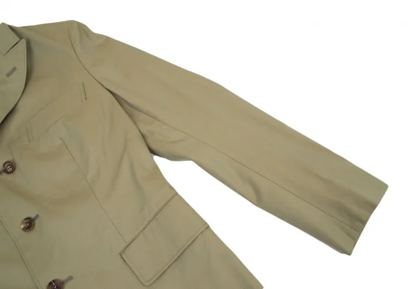 ジュンヤワタナベ コムデギャルソンJUNYA WATANABE COMME des GARCONSコットンピークドラペル4Bジャケット 玉虫カーキM K-108479_006