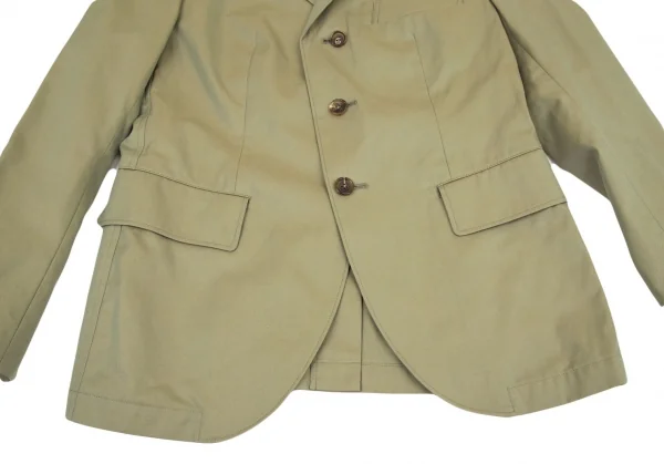 ジュンヤワタナベ コムデギャルソンJUNYA WATANABE COMME des GARCONSコットンピークドラペル4Bジャケット 玉虫カーキM K-108479_008