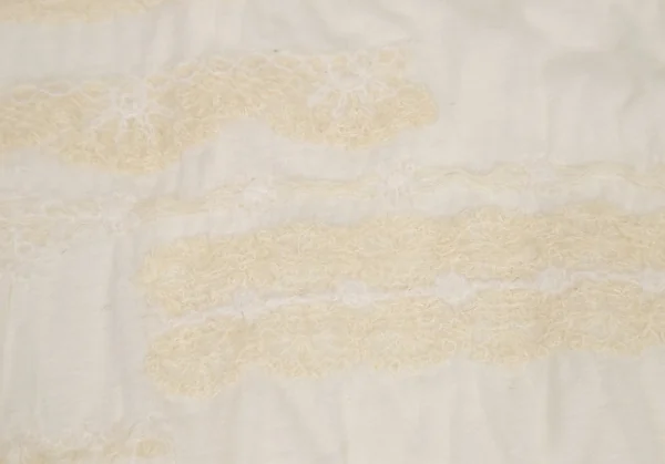 トリココムデギャルソンtricot COMME des GARCONS コットンフェルト刺繍バックボタン留めカットソー 生成りM位 K-108485_005