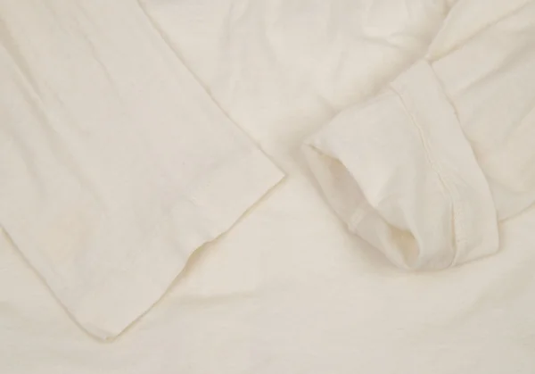 トリココムデギャルソンtricot COMME des GARCONS コットンフェルト刺繍バックボタン留めカットソー 生成りM位 K-108485_007