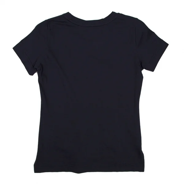 ヴィヴィアンウエストウッド レッドレーベルVivienne Westwood Red Label コットンオーブワンポイント刺繍グラフィックTシャツ 紺白ピンク1 K-108493_008