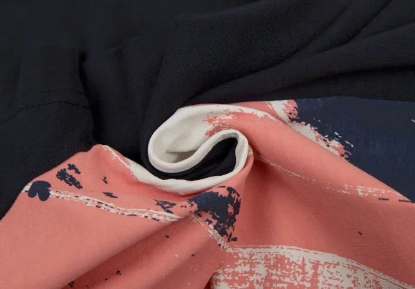 ヴィヴィアンウエストウッド レッドレーベルVivienne Westwood Red Label コットンオーブワンポイント刺繍グラフィックTシャツ 紺白ピンク1 K-108493_009