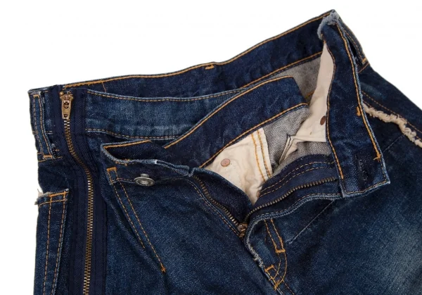 ジュンヤワタナベ コムデギャルソンJUNYA WATANABE COMME des GARCONSdenim 解体再構築デニムスカート インディゴM K-108502_005
