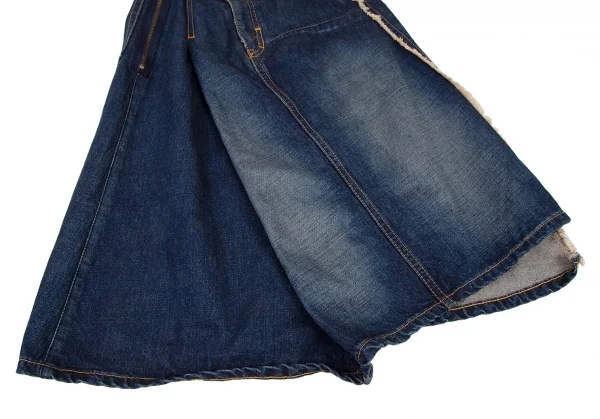 ジュンヤワタナベ コムデギャルソンJUNYA WATANABE COMME des GARCONSdenim 解体再構築デニムスカート インディゴM K-108502_007