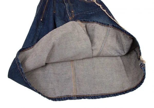ジュンヤワタナベ コムデギャルソンJUNYA WATANABE COMME des GARCONSdenim 解体再構築デニムスカート インディゴM K-108502_008