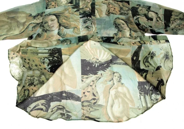 ドルチェ&ガッバーナDOLCE&GABBANA ポリヴィーナス誕生プリントシャツ 緑他40 K-108518_010