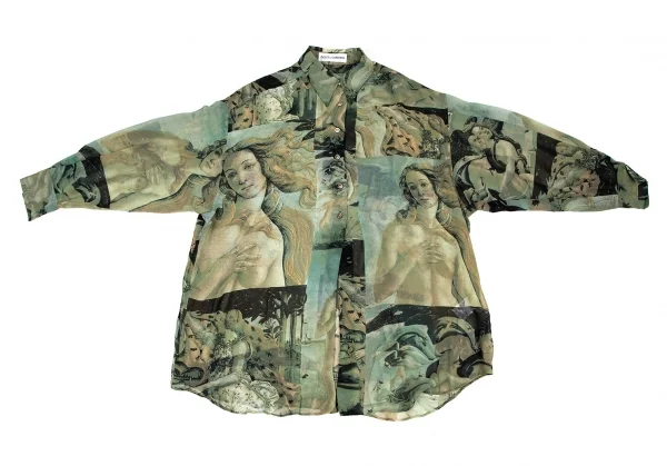 ドルチェ&ガッバーナDOLCE&GABBANA ポリヴィーナス誕生プリントシャツ 緑他40 K-108518_002