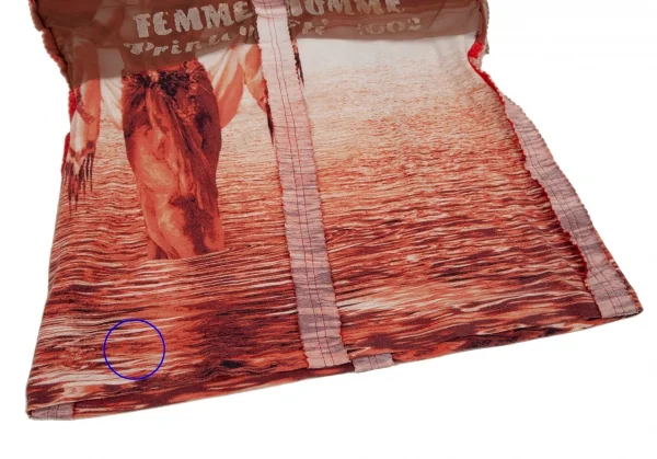 ジャンポールゴルチエ ファムJean Paul GAULTIER FEMME ショルダーパット付きピンキングカットノースリーブ 茶他40 K-108531_010