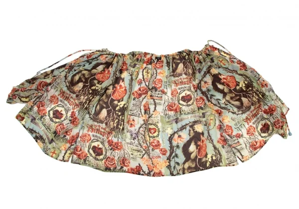 ジャンポールゴルチエ ファムJean Paul GAULTIER FEMME ローズグラフィックプリントチュニックブラウス マルチ40 K-108533_012