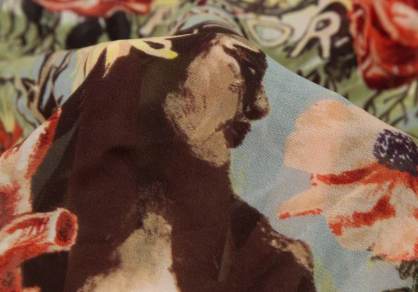 ジャンポールゴルチエ ファムJean Paul GAULTIER FEMME ローズグラフィックプリントチュニックブラウス マルチ40 K-108533_017