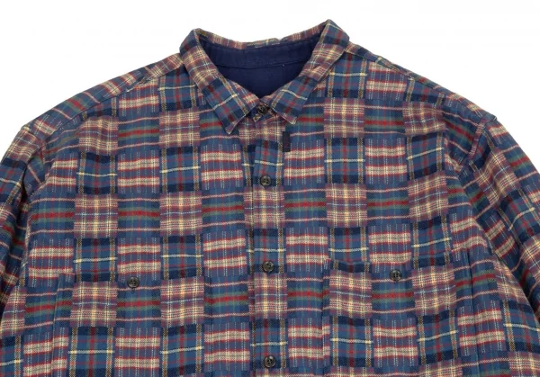 Papas Cotton Wool Flannel Long Sleeve Shirt K-108556_002