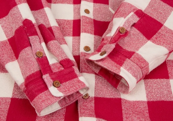 Papas Padding Check Flannel Cotton Jacket K-108560_007