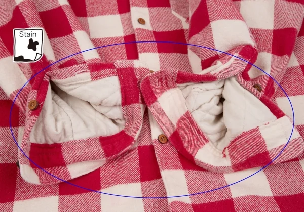 Papas Padding Check Flannel Cotton Jacket K-108560_009