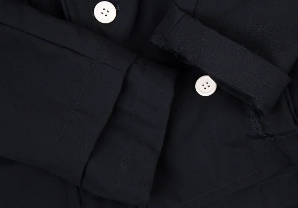 コムデギャルソンCOMME des GARCONS ウールレイヤードポケットデザインジャケット 紺S K-108587_010
