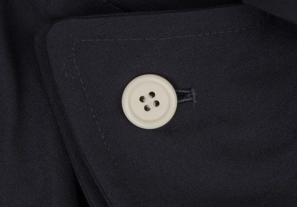 コムデギャルソンCOMME des GARCONS ウールレイヤードポケットデザインジャケット 紺S K-108587_008