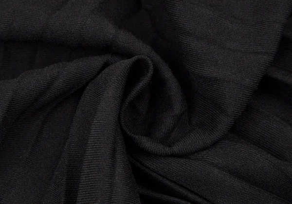 イッセイミヤケ ミーISSEY MIYAKE me ヘリンボーンプリーツラップスカート 黒F K-108604_013