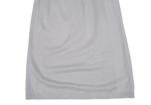 プリーツプリーズPLEATS PLEASE コットンカシミヤニットワンピース グレー3 K-108626_008