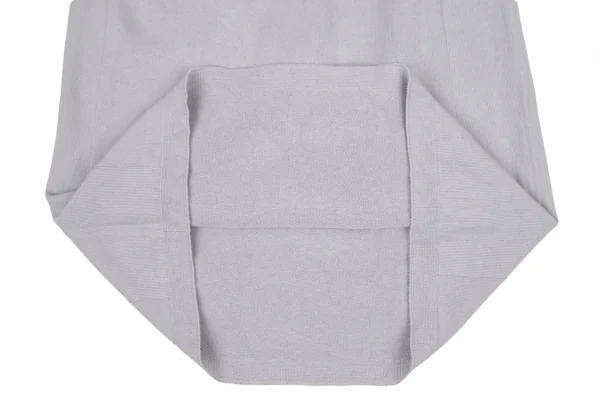 プリーツプリーズPLEATS PLEASE コットンカシミヤニットワンピース グレー3 K-108626_009