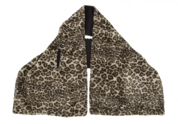 コムデギャルソンCOMME des GARCONS レオパードフェイクファーティペット ベージュ K-108680_002