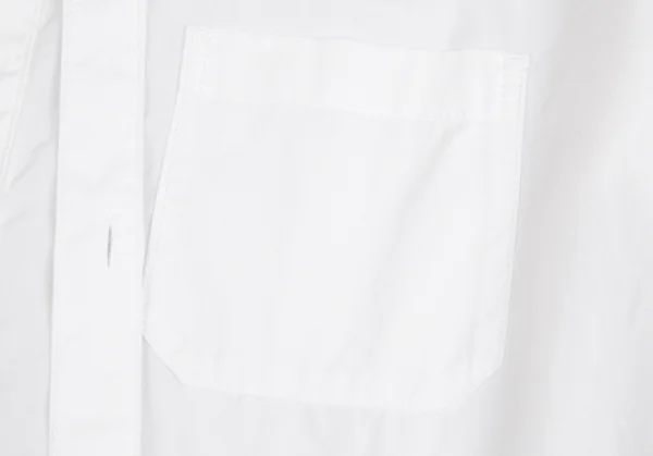 ヨウジヤマモト プールオムYohji Yamamoto POUR HOMME フロントカーブ切替ボウタイ比翼シャツ 白4 K-108683_005