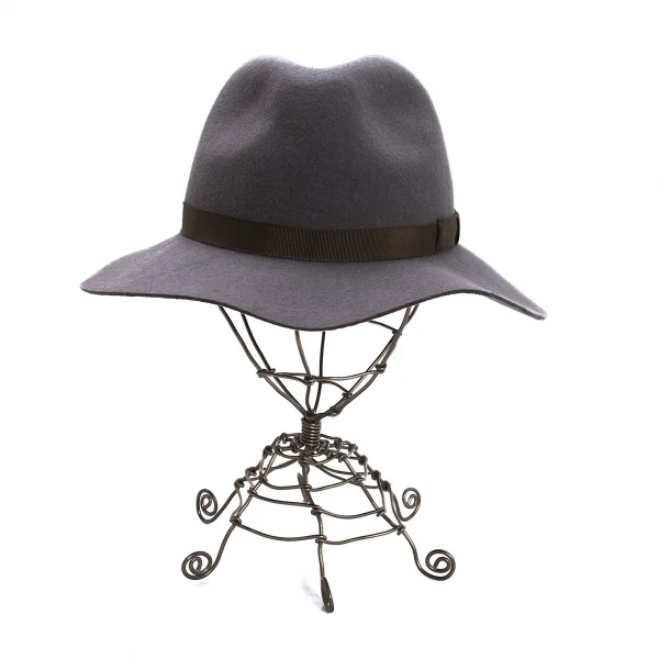 ワイズY's ウールリボンフェルトハット ブルーグレー K-108686_002