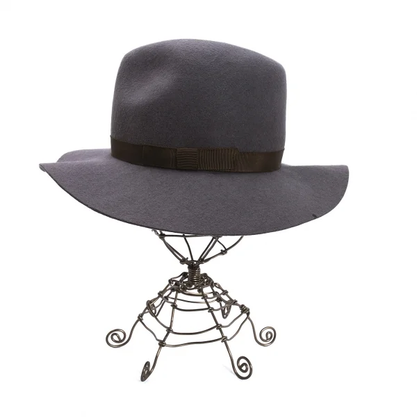 ワイズY's ウールリボンフェルトハット ブルーグレー K-108686_003