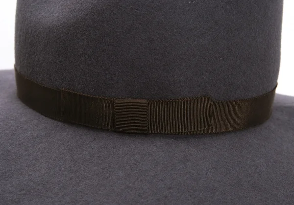 ワイズY's ウールリボンフェルトハット ブルーグレー K-108686_004