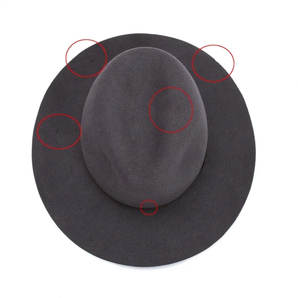 ワイズY's ウールリボンフェルトハット ブルーグレー K-108686_006