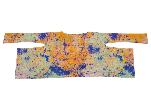 プリーツプリーズPLEATS PLEASE スプラッシュプリントワイドシルエットカットソー マルチM位 K-108690_002