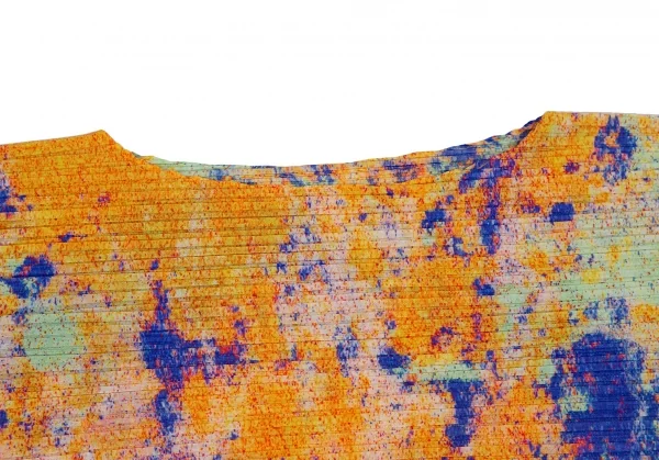 プリーツプリーズPLEATS PLEASE スプラッシュプリントワイドシルエットカットソー マルチM位 K-108690_003