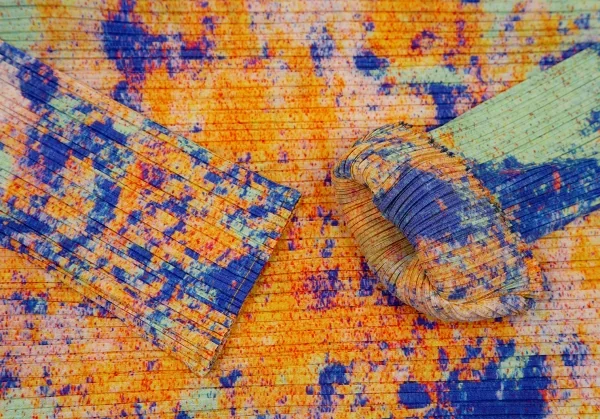 プリーツプリーズPLEATS PLEASE スプラッシュプリントワイドシルエットカットソー マルチM位 K-108690_005