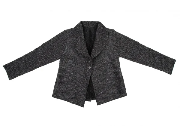 イッセイミヤケISSEY MIYAKE ステッチ編みセットアップ 黒白M位 K-108693_003