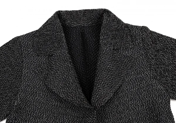イッセイミヤケISSEY MIYAKE ステッチ編みセットアップ 黒白M位 K-108693_004