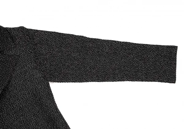 イッセイミヤケISSEY MIYAKE ステッチ編みセットアップ 黒白M位 K-108693_005