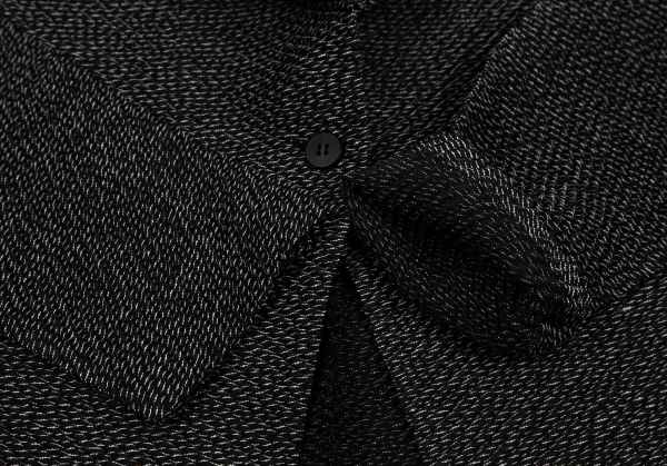 イッセイミヤケISSEY MIYAKE ステッチ編みセットアップ 黒白M位 K-108693_006