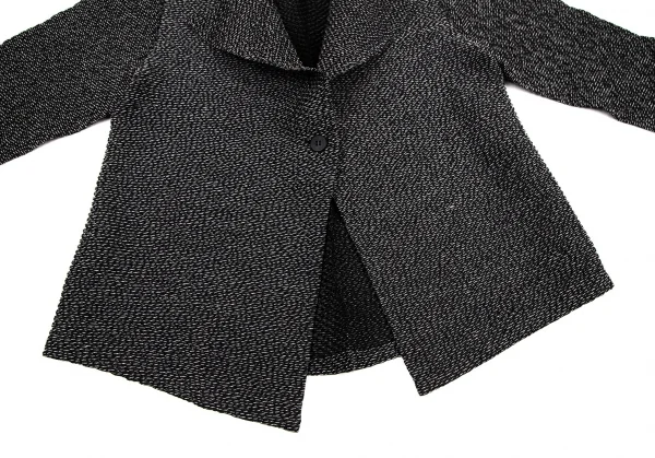 イッセイミヤケISSEY MIYAKE ステッチ編みセットアップ 黒白M位 K-108693_007
