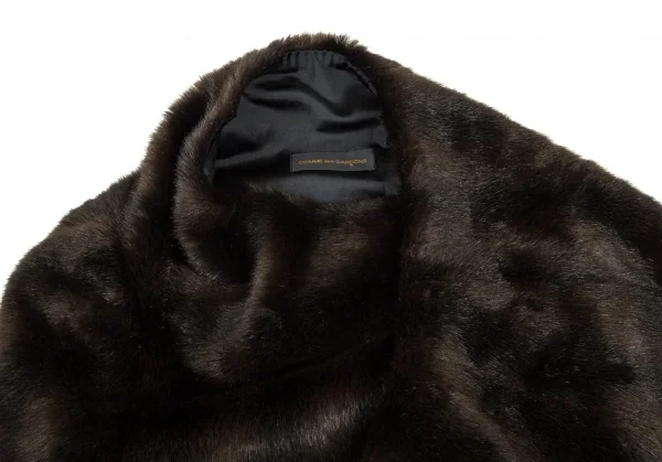 コムデギャルソンCOMME des GARCONS フェイクファーマントボレロ こげ茶フリー K-108708_003