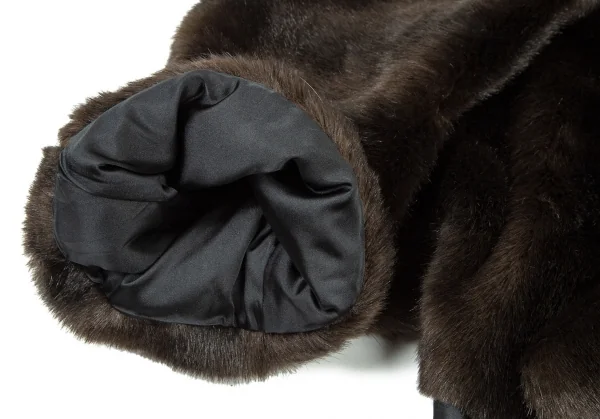 コムデギャルソンCOMME des GARCONS フェイクファーマントボレロ こげ茶フリー K-108708_005