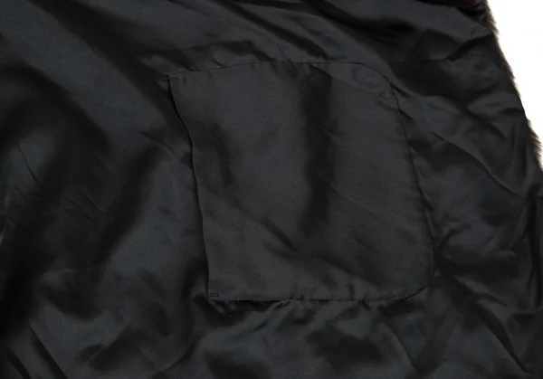 コムデギャルソンCOMME des GARCONS フェイクファーマントボレロ こげ茶フリー K-108708_008