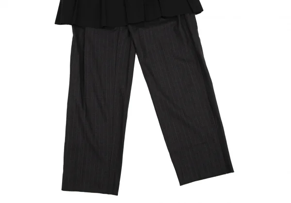 COMME des GARCONS コムコム  スカートドッキングショートパンツ BLACK COMME des GARCONS ショートパンツ レディース 【古着