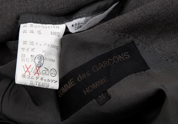 COMME des GARCONS HOMME Shadow Stripe Wool Jacket K-108732_020