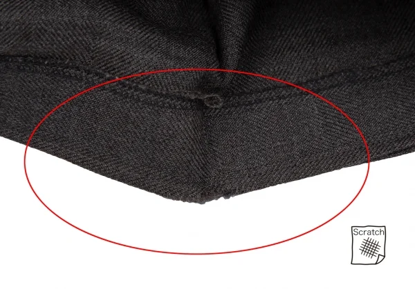 コムデギャルソン オムCOMME des GARCONS HOMME ウールシャドーストライプツータックダブルパンツ チャコールM K-108733_010