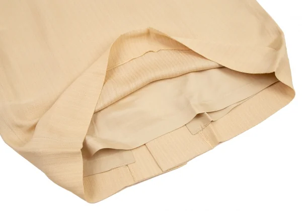 ヨシエイナバyoshie inaba シルク混ストライプ織りスカート クリーム11 K-108752_007