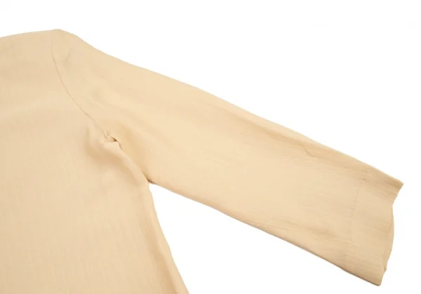 ヨシエイナバyoshie inaba シルク混ストライプ織りセットアップ クリーム9・11 K-108753_004